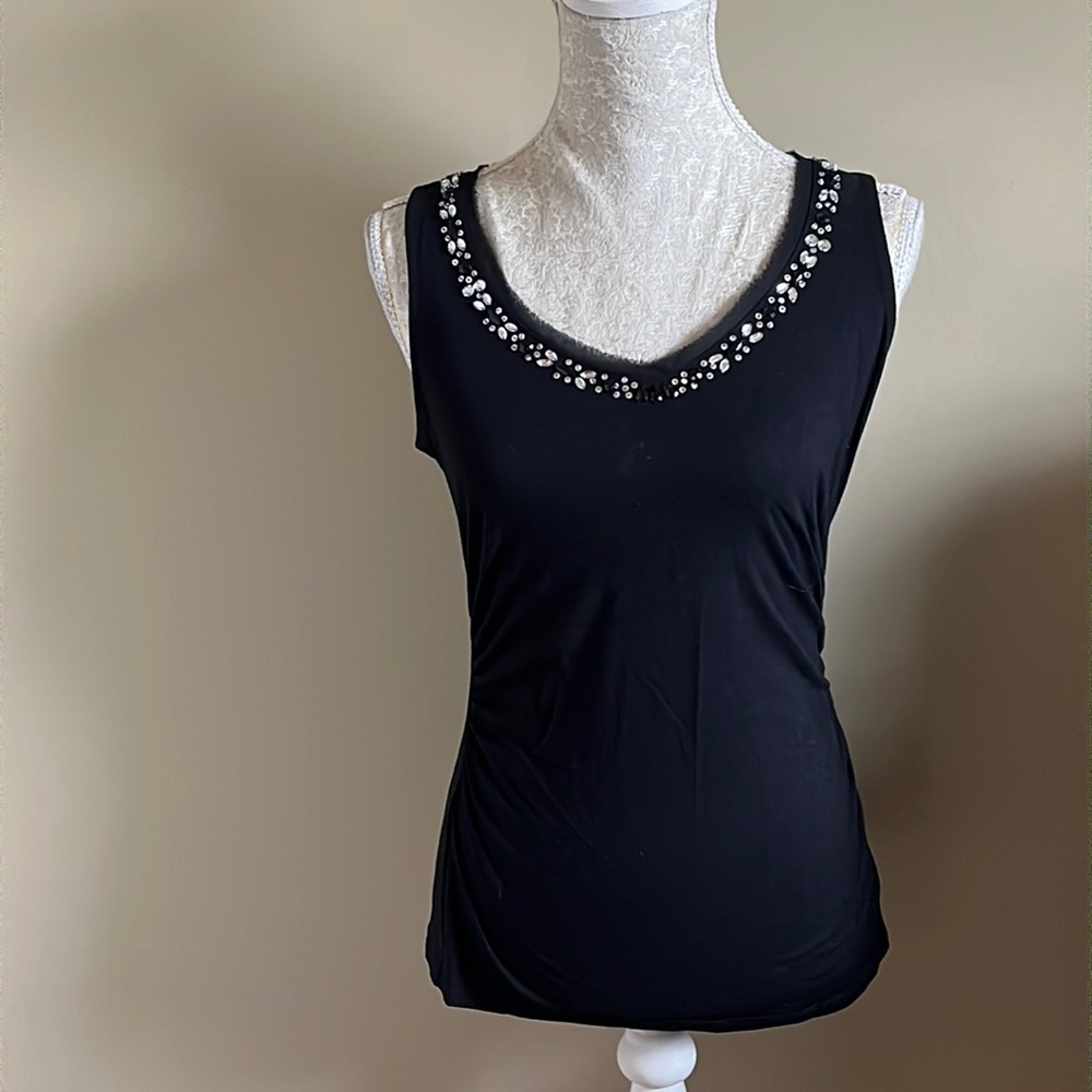 WHBM Vneck Spandex Top